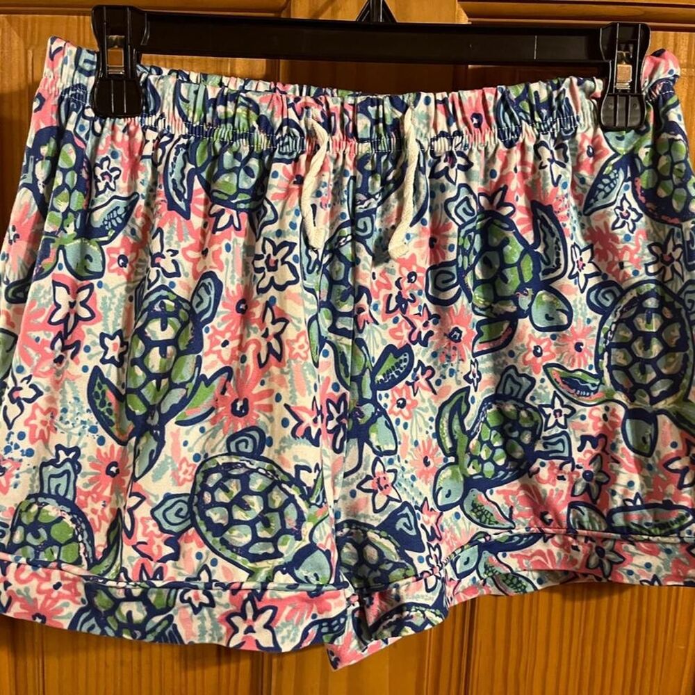Women's Pajama Shorts Pink/Green Size Small-Medium